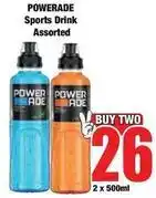 Boxer Powerade - sports drink offer
