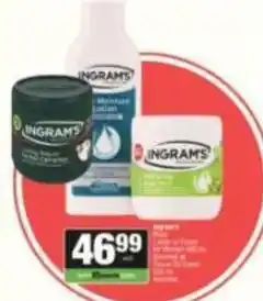 Spar Ingram's - moisturising lotion offer