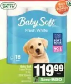 Spar Baby soft - fresh white toilet rolls offer
