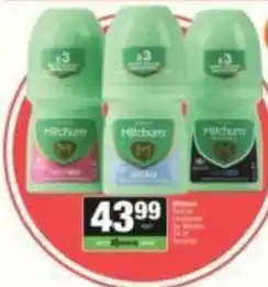 Spar Roll-on deodorant offer