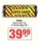 Spar Super saver garbage bags offer