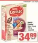 Spar Baby cereal offer