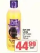 Spar Dark and lovely - fat protein shampoo offer
