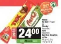 Spar Kit kat finger or chunky offer