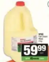 Spar Spar - full cream milk offer