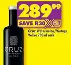 Shoprite Liquor Cruz - watermelon/vintage vodka offer
