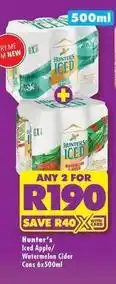 Shoprite Liquor Apple - iced /watermelon cider cans offer