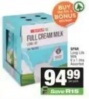 SuperSpar Spar - full cream milk offer