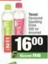 SuperSpar Thirsti - flavoured sparkling drink offer