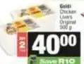 SuperSpar Chicken livers original offer