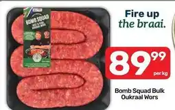 Pick n Pay Bulk oukraal wors offer