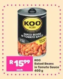 Game Koo Baked Beans in Tomato Sauce 400 g offer