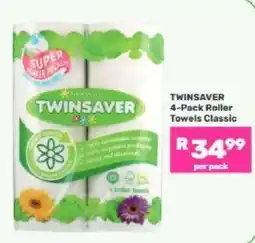 Game TWINSAVER 4-Pack Roller Towels Classic offer