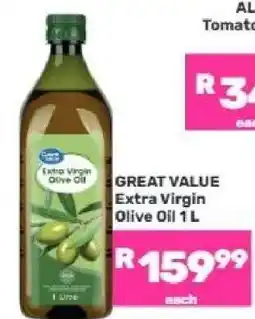 Game Great Value Extra Virgin Olive Oil 1 L offer