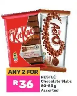 Game Nestle Chocolate Slabs offer