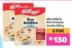 Game Kellogg's Rice Krispies Vanilla 500 g offer