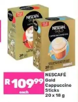 Game NESCAFÉ GOLD CAPPUCCINO STICKS offer