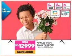 Game 75” QLED Smart Google TV (75P8K) offer