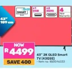 Game 43” 2K QLED Smart TV (43Q5S) offer