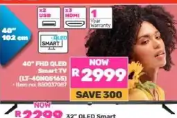 Game 40 FHD QLED Smart TV offer