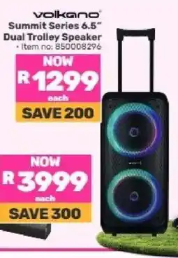 Game Volkano Summit Series 6.5 Dual Trolley Speaker offer