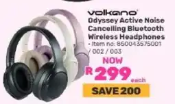 Game Volkano Odyssey Active Noise Cancelling Bluetooth Wireless Headphones offer