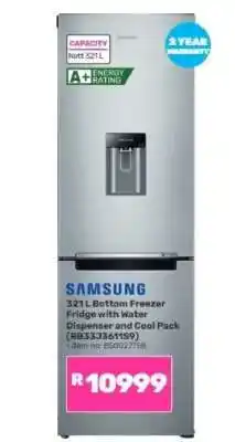 Game Samsung 321 L Bottom Freezer Fridge offer