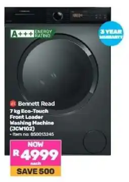 Game Bennett Read 7 kg Eco-Touch Front Loader Washing Machine (JCW102) offer