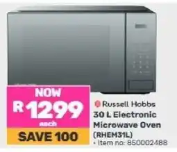 Game Russell Hobbs 30 L Electronic Microwave Oven (RHEM31L) offer