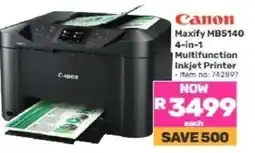 Game Canon Maxify MB5140 offer