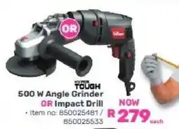 Game 500 W Angle Grinder OR Impact Drill offer