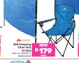 Game 200 Camping Chair Teal OR Red offer