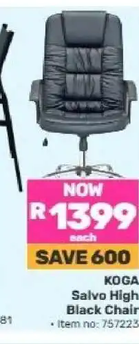 Game KOGA Salvo High Back Chair offer