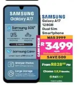 Game Samsung Galaxy A17 offer