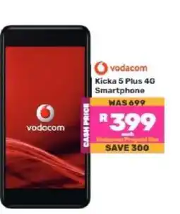 Game Vodacom Kicka 5 Plus 4G Smartphone offer
