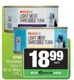 Spar SPAR Shredded Tuna offer