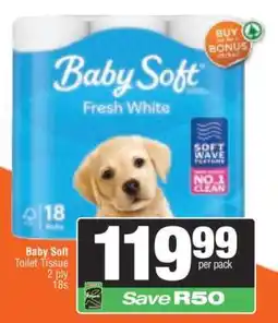 Spar Baby Soft Toilet Tissue offer