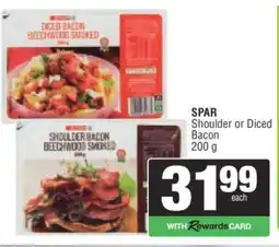 Spar SPAR Shoulder or Diced Bacon offer