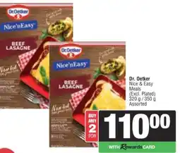 Spar Dr. Oetker Nice & Easy Meals offer
