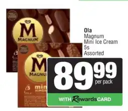 Spar Ola Magnum Mini Ice Cream 5s offer