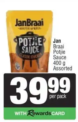 Spar Jan Braai Potjie Sauce offer