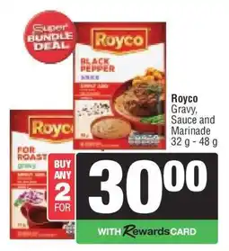Spar Royco Gravy, Sauce and Marinade offer