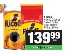 Spar Nescafé Ricoffy Original Instant Coffee offer