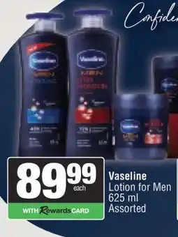 Spar Vaseline Lotion for Men offer