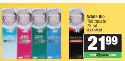 Spar White Glo toothpaste offer
