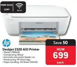 Makro HP Deskjet 2320 AIO Printer offer
