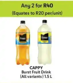 Makro Cappy Burst Fruit Drink offer