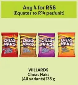 Makro Willards Cheas Naks offer