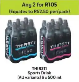 Makro Thirsti Sports Drink offer