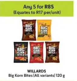 Makro Willards Big Korn Bites offer
